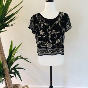 GORGEOUS BEADED CROP